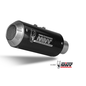 EXHAUST MIVV MK3 KAWASAKI Z 900 2025, APPROVED CARBON