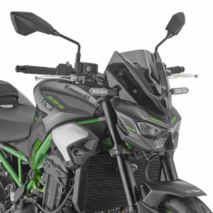 WINDSHIELD GIVI KAWASAKI Z 900 2025, SMOKED, WITH MOUNTING KIT