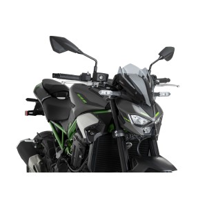 PUIG SPORT WINDSCHUTZSCHEIBE KAWASAKI Z 900 2025, LEICHTER RAUCH