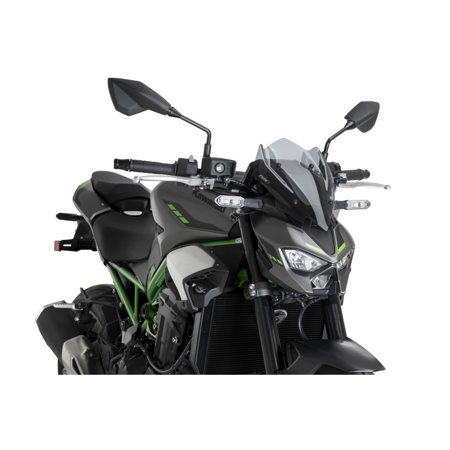 PUIG SPORT WINDSCHUTZSCHEIBE KAWASAKI Z 900 2025, LEICHTER RAUCH