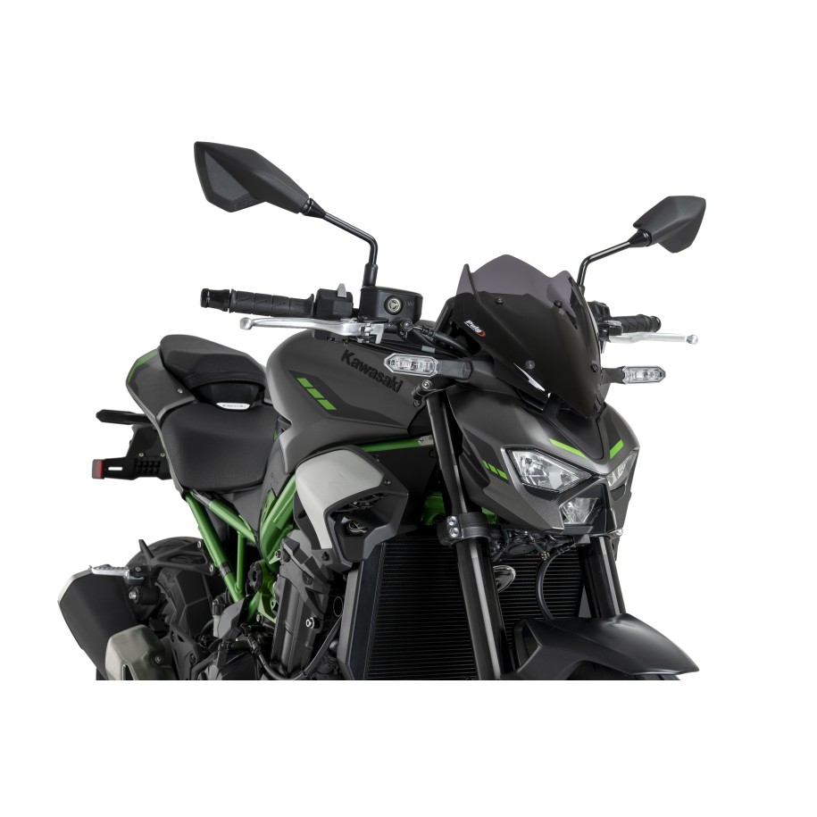 PUIG SPORT WINDSCHUTZSCHEIBE KAWASAKI Z 900 2025, DUNKLE RAUCH
