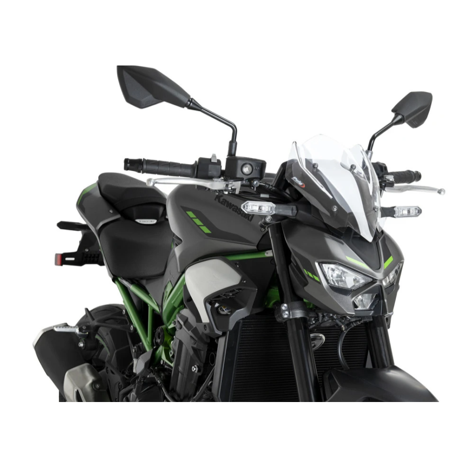 PUIG SPORT WINDSCREEN KAWASAKI Z 900 2025, TRANSPARENT