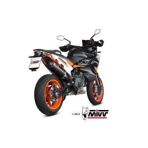 EXHAUST MIVV OVAL KTM 890 SMT 2023, APPROVED BLACK/CARBON