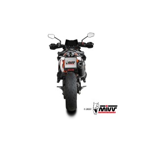 EXHAUST MIVV OVAL KTM 890 SMT 2023, APPROVED BLACK/CARBON