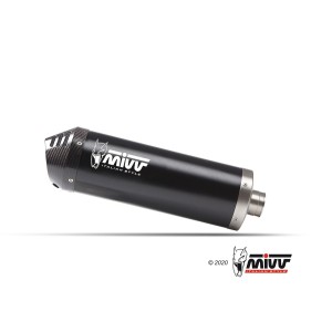 TERMINALE MIVV OVALE KTM 890 SMT 2023, OMOLOGATO BLACK/CARBONIO