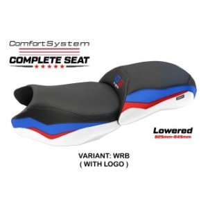 TPZ KOMFORTSITZ MIT NIEDRIGEER SITZFLACHE UND LOGO FÜR BMW R 1200 GS 2013/2018, WHITE-BLACK-RED-BLUE