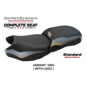 TPZ COMFORT SEAT WITH LOGO FOR  BMW R 1250 GS 2018/2020, GREY-GOLD