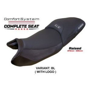 SELLA TPZ COMFORT RIALZATA CON LOGO PER   BMW R 1300 GS 2023/2025 , NERO