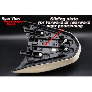 SELLA TPZ COMFORT RIBASSATA CON LOGO PER   BMW R 1300 GS 2023/2025 , NERO