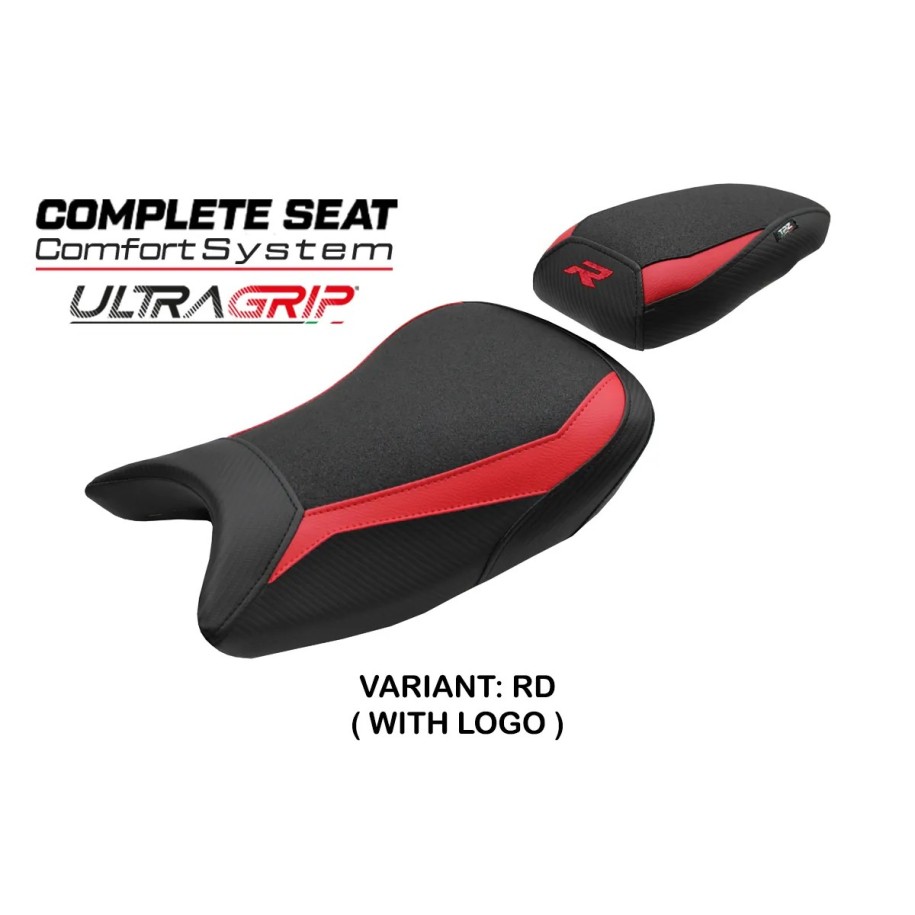 TPZ COMFORT SEAT WITH LOGO FOR  BMW S 1000 R 2025 , BLACK-RED