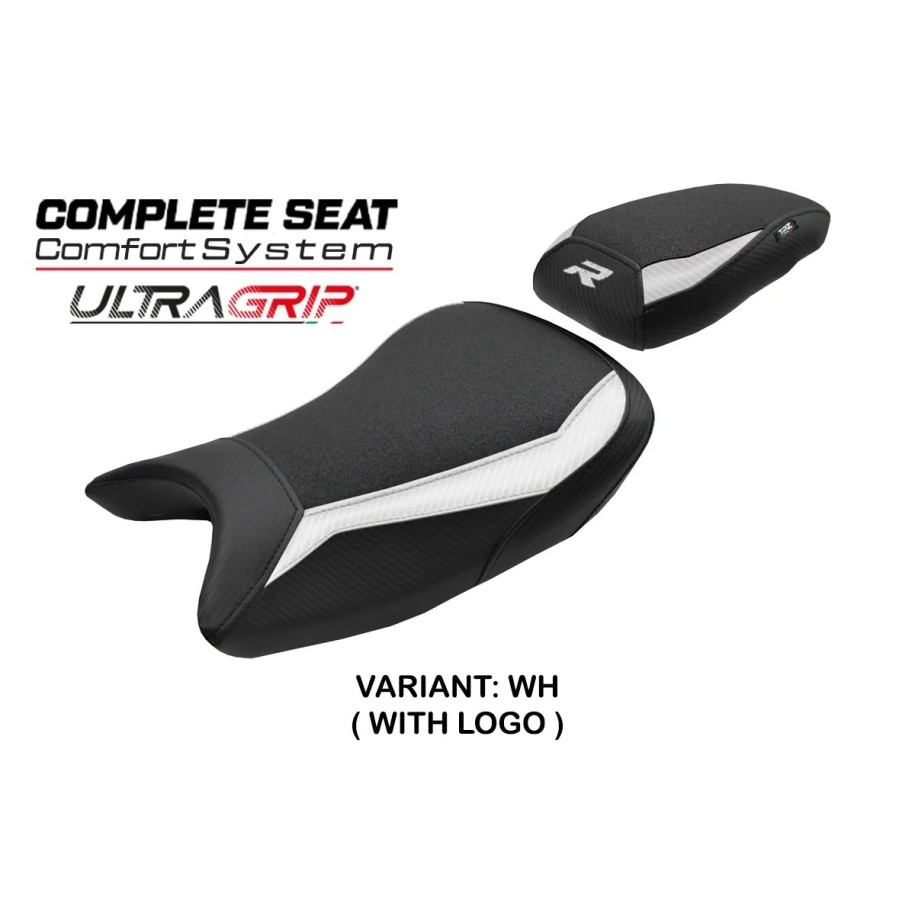 TPZ COMFORT SEAT WITH LOGO FOR  BMW S 1000 R 2025 , WHITE