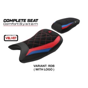 TPZ COMFORT SEAT WITH LOGO FOR  BMW S 1000 R 2025 , BLACK-RED-BLUE