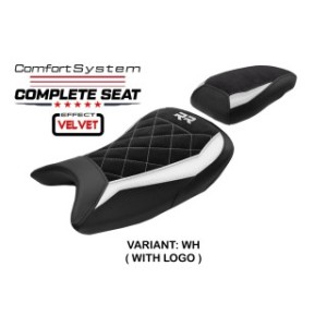 TPZ KOMFORTSITZ MIT LOGO FÜR BMW S 1000 RR 2023/2024, WHITE