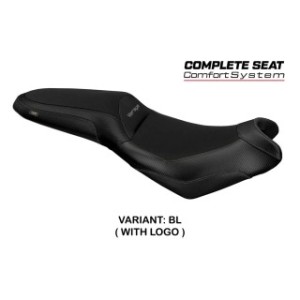 TPZ COMFORT SEAT WITH LOGO FOR  KAWASAKI VERSYS 650 2007/2009, BLACK