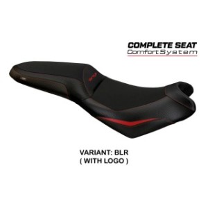 ASIENTO TPZ COMFORT CON LOGO PARA KAWASAKI VERSYS 650 2015/2020, NERO-ROSSO