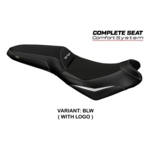 SELLA TPZ COMFORT CON LOGO PER   KAWASAKI VERSYS 650 2021 , NERO-BIANCO