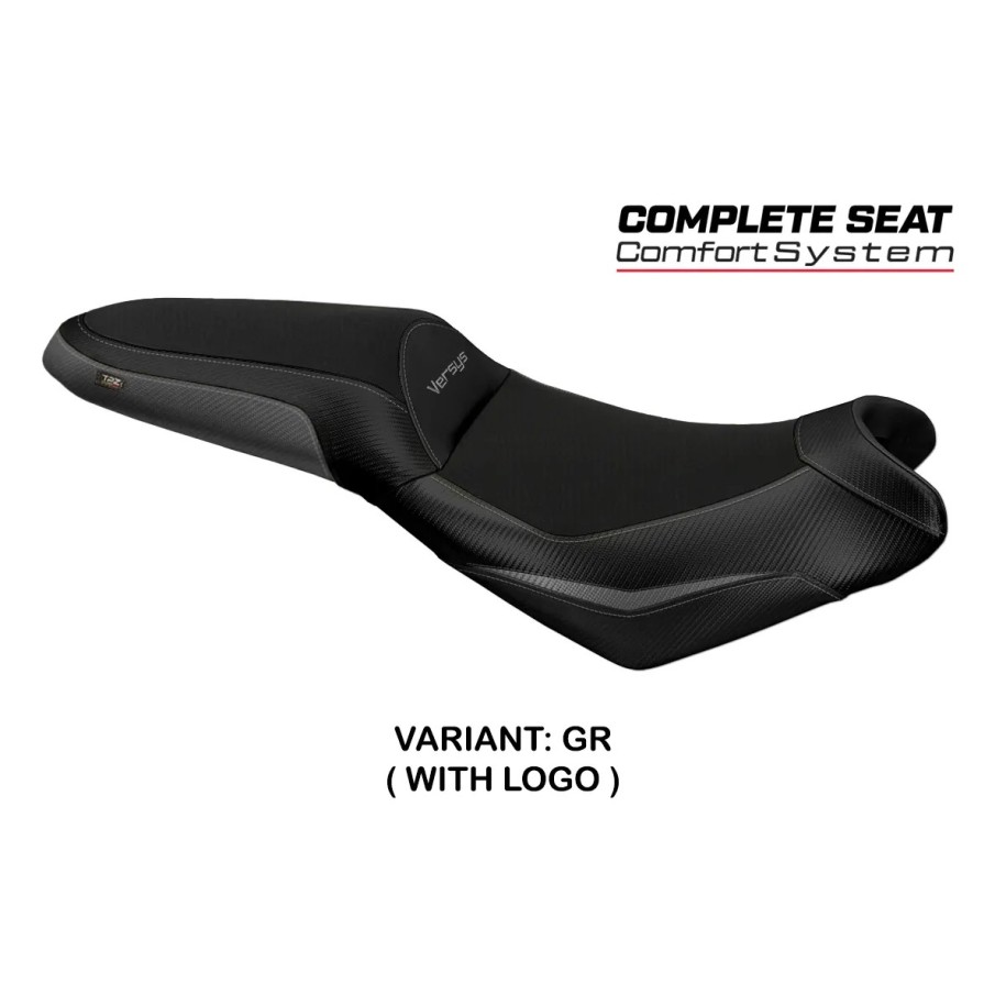 SELLA TPZ COMFORT CON LOGO PER   KAWASAKI VERSYS 650 2021 , GRIGIO