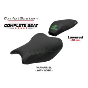 ASIENTO TPZ COMFORT BAJADOS CON LOGO PARA KAWASAKI Z 900 2020, NERO