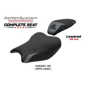 SELLA TPZ COMFORT RIBASSATA CON LOGO PER   KAWASAKI Z 900 2020, GRIGIO