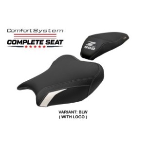 SELLA TPZ COMFORT CON LOGO PER   KAWASAKI Z 900 2017/2019, NERO-BIANCO