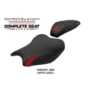 SELLA TPZ COMFORT CON LOGO PER   KAWASAKI Z 900 2021/2024 , BORDEAUX-NERO