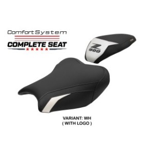 ASIENTO TPZ COMFORT CON LOGO PARA KAWASAKI Z 900 2021/2024 , BIANCO