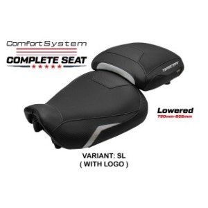 ASIENTO TPZ COMFORT BAJADOS CON LOGO PARA YAMAHA TRACER 9 2021/2022 , ARGENTO
