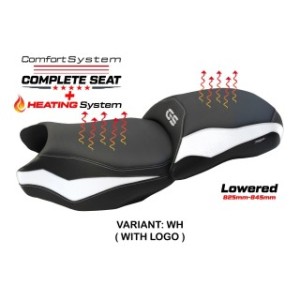 ASIENTO TPZ CON CALEFACCION BAJADOS CON LOGO PARA BMW R 1200 GS 2013/2018, BIANCO