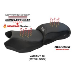 ASIENTO TPZ CON CALEFACCION CON LOGO PARA BMW R 1200 GS 2013/2018, NERO