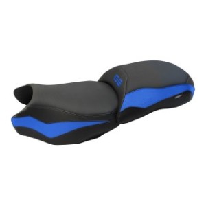 TPZ LOWERED HEATED SEAT WITH LOGO FOR BMW R 1250 GS 2021/2024 , BLUE