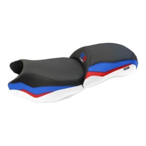 ASIENTO TPZ CON CALEFACCION CON LOGO PARA BMW R 1250 GS 2021/2024 , BIANCO-ROSSO-BLU