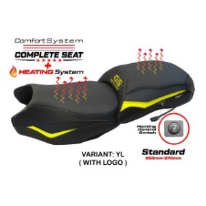 TPZ HEATED SEAT WITH LOGO FOR BMW R 1250 GS 2021/2024 , YELLOW
