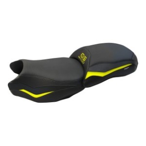 SELLA TPZ RISCALDATA CON LOGO PER   BMW R 1250 GS 2021/2024 , GIALLO