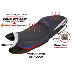 ASIENTO TPZ CON CALEFACCION CON LOGO PARA BMW R 1300 GS 2023/2025 , BIANCO-ROSSO-BLU
