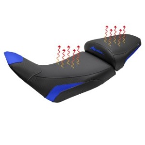 ASIENTO TPZ CON CALEFACCION BAJADOS CON LOGO PARA HONDA AFRICA TWIN 1100 ADVENTURE SPORTS 2020/2021 , BLU