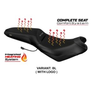 ASIENTO TPZ CON CALEFACCION CON LOGO PARA KAWASAKI VERSYS 650 2007/2009, NERO