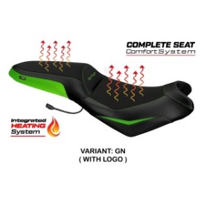 ASIENTO TPZ CON CALEFACCION CON LOGO PARA KAWASAKI VERSYS 650 2015/2020, VERDE