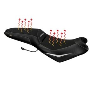 ASIENTO TPZ CON CALEFACCION CON LOGO PARA KAWASAKI VERSYS 650 2022/2024 , NERO-BIANCO