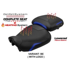 ASIENTO TPZ CON CALEFACCION BAJADOS CON LOGO PARA YAMAHA TRACER 9 2021/2022 , BLU