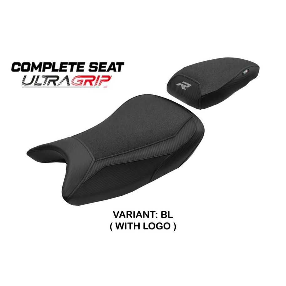 TPZ ULTRAGRIP WITH LOGO SEAT FOR  BMW S 1000 R 2025 , BLACK