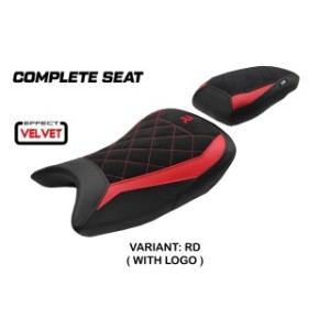 TPZ STANDARDSITZ MIT LOGO FÜR BMW S 1000 R 2021/2024 , BLACK-RED