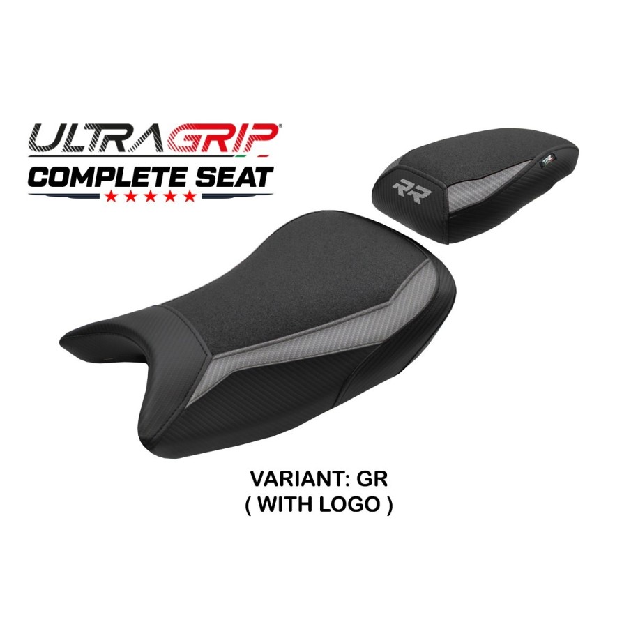 TPZ ULTRAGRIP WITH LOGO SEAT FOR  BMW S 1000 RR 2019/2020, GREY