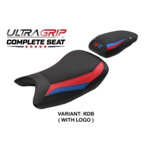 ASIENTO TPZ ULTRAGRIP CON LOGO PARA BMW S 1000 RR 2021/2022 , ROSSO-BLU
