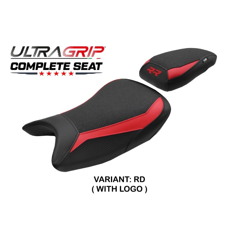 ASIENTO TPZ ULTRAGRIP CON LOGO PARA BMW S 1000 RR 2025 , ROSSO