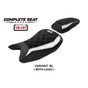 TPZ STANDARD SEAT WITH LOGO FOR BMW S 1000 RR 2025 , WHITE