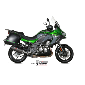 EXHAUST MIVV OVAL KAWASAKI VERSYS 1000 2019-2020, APPROVED CARBON