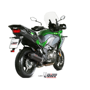 EXHAUST MIVV OVAL KAWASAKI VERSYS 1000 2019-2020, APPROVED CARBON