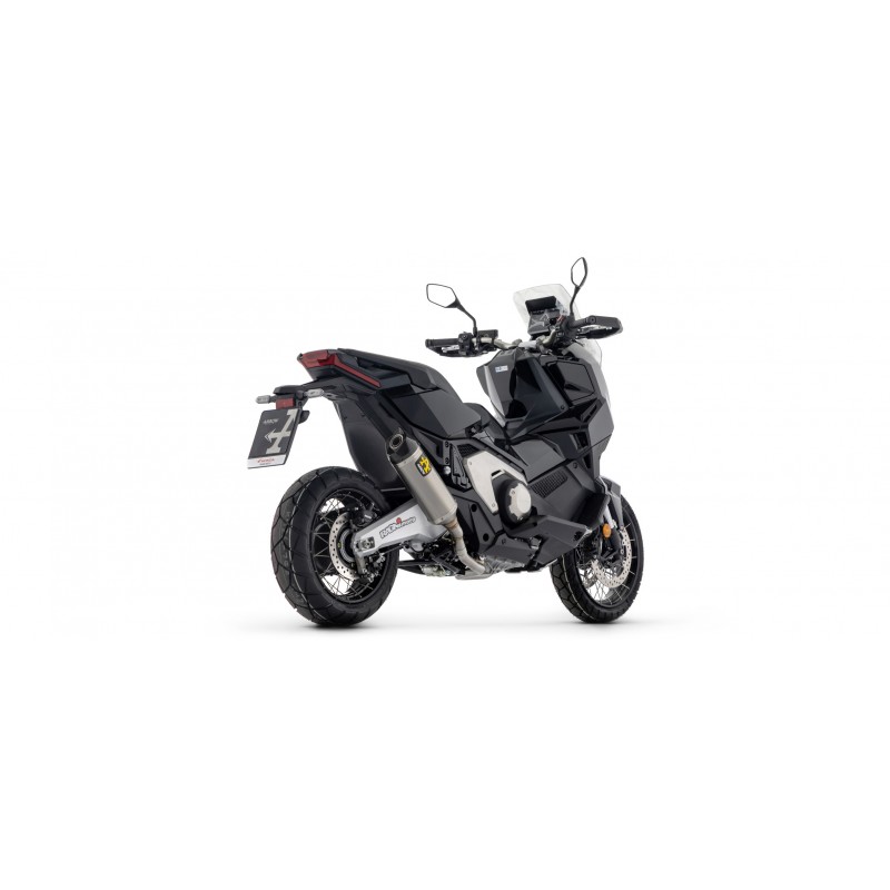 TERMINALE ARROW RACE-TECH SHORT HONDA X-ADV 750 2021-2024, TITANIO/CARBONIO, OMOLOGATO