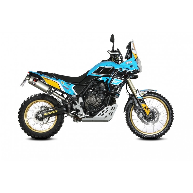TERMINALE MIVV DAKAR YAMAHA TENERE 700 2025 (EURO 5+), OMOLOGATO ACCIAIO