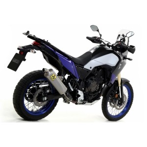 TERMINALE ARROW INDY RACE YAMAHA TENERE 700 2025 (EURO 5+), ALLUMINIO/ACCIAIO, OMOLOGATO